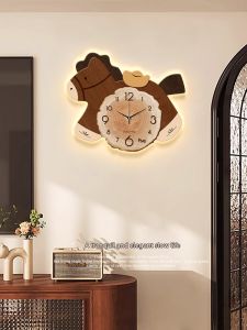 YIYUXUAN | Đồng Hồ Treo Tường Chủ Đề Gỗ Đẳng Cấp