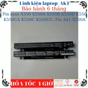 Pin laptop asus X550 X550A X550B X550D K550 K550CA K550C K550CC- Pin A41-X550A
