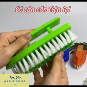 Bàn chải chà sàn chà nhà tắm nhà vệ sinh Trần Thức dày dặn có tay cầm Mamu shop loại tốt