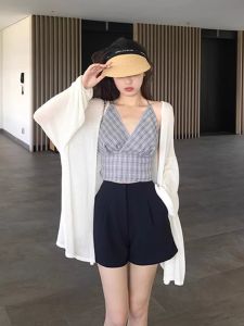 น้ำหนักเบา น้ําแข็ง ผ้าไหม ถักป้องกันแสงแดด คาร์ดิเกน ผู้หญิง ฤดูร้อน บาง กระโปรง ผ้าคลุมไหล่ไหล่แจ๊กเก็ตปกปิดก้น เสื้อแจ็คเก็ต เสื้อท่อนบน