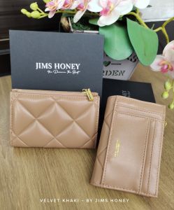 Velvet Wallet Jimshoney Dompet Wanita (free box)