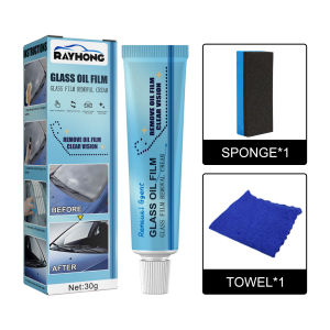 Rayhong 30G Màng Dầu Thủy Tinh Ô Tô Miếng Dán Loại Bỏ Chất Tẩy Rửa Làm Sạch Sâu Cho Kính Chắn Gió Ô Tô Kính Sáng Bóng Không Vệt Cho Nhà Cửa Màng Dầu Đánh Bóng Kính Ô Tô Miếng Dán Loại Bỏ Chất Đánh Bóng Làm Sạch Cho Kính Chắn Gió Trước Cửa Sổ Phòng Tắm côn