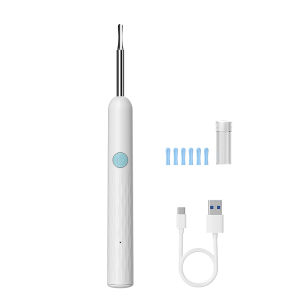 กล้องทำความสะอาดหูแบบเห็นภาพ พร้อม WIFI เลนส์ 4.2 มม. พร้อมไฟ LED 6 ดวง แบบพกพา ดิจิตอล พร้อมที่แคะหู วิดีโอ กำจัดขี้หู พร้อมกล่อง