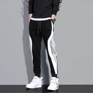 Summer Thin Basketball Sport Pants Loose Fit Mens Casual Trousers Versatile Long Workwear Cotton Polyester Blend Antimicrobial