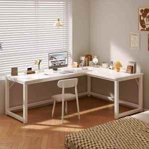 BAQILING | Multifunctional Corner Desk With Bookshelf