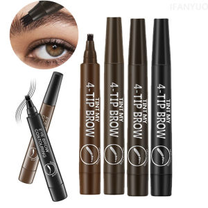 4 Point Eyebrow Pencil 5 Colors Long-lasting Non-smudged Waterproof Liquid Black High Quality Eyebrow Pencil Makeup for Women