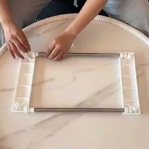 Adjustable Under Sink Storage Rack Expandable Kitchen Bathroom Cabinet Organizer Durable Multi-Layer Space-Saving Pot Holder