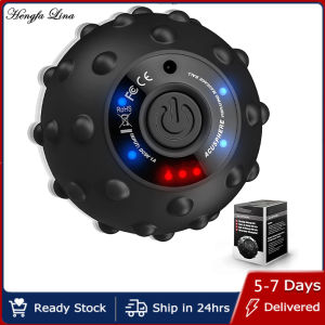 Hengfa Lina Vibrating Massage Ball 4Speed High-Intensity Fitness Yoga Massage Roller Relieving Muscle Tension Pain Pressure Massaging Balls