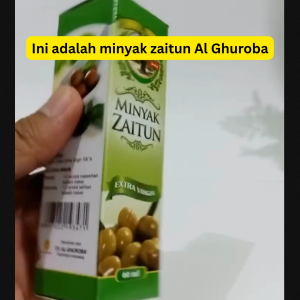 Minyak Zaitun Extra Virgin 60ml Al-Ghuroba - Manfaat Herbal, Kualitas Terbaik, Sesuai Standar Departemen Kesehatan RI (Original)