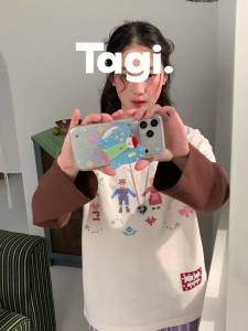 Tagi. Inspire Picnic Magnetic Phone Case / Inspire Picnic Diamond Protective Film / Imagine Butterfly Magnetic Phone Holder