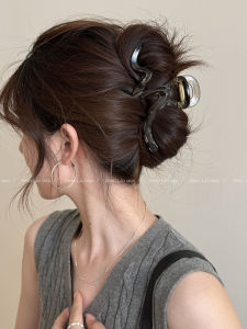 Kẹp Tóc Acrylic Wave Shark Tail Kẹp Tóc Nữ Mới 2025 Kẹp Tóc Lớn Cho Tóc Nhiều Kẹp Tóc Sau Đầu Kẹp Tóc Thời Trang