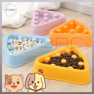 Pizza design Anti Choke Slow Feeder Bowl