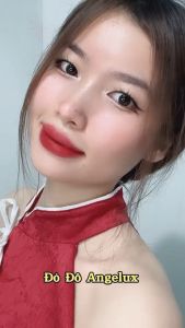 Son Kem Lì ANGELUX 2022 SIÊU LÌ - Công nghệ Màng Khóa Chống Thấm Chống Trôi Mới   SIÊU MỊN - SIÊU XINH  (09 ĐỎ ĐÔ)