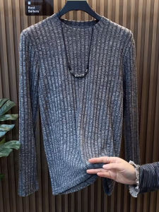 Áo Thun Nam Cổ Tròn Thời Trang Thu Đông Mới Về Phong Cách Hàn Quốc Đa Năng Cổ Điển Giản Dị Thoải Mái Thường Ngày