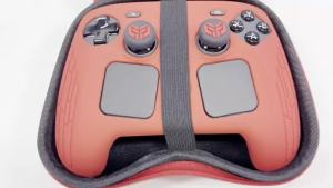 Red New Universal Game Controller Bag For PS4 PS5 XBOX Steam Controller 2 Carrying Storage Bag Protective Zipper Case 2026