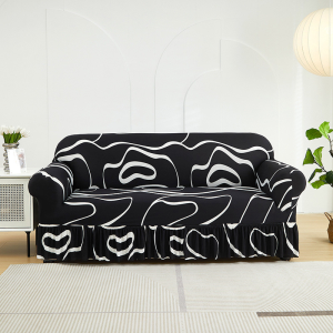 Sofa Cover Stretch Slipcover L Shape Sectional 1 2 3 4 Seater Elastic Fabric Washable Furniture Protector