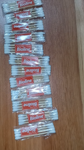 12-48pcs Pet Bioline Cotton Buds Pet Dog Cat Ear Cleaning(4pcs in a pack)
