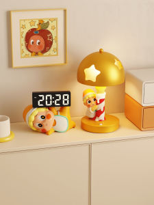 RUIDEDAN | Night Light Table Decoration Gift for Friends Girls with Digital Clock