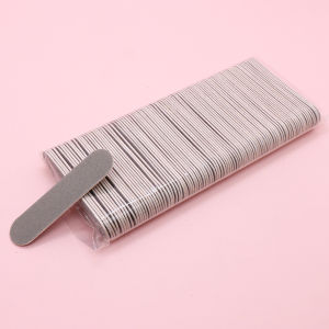 100pcs Nail Files Disposable Mini Wooden File Double Sides Emery Board Grey Sandpaper Grinding Polishing Portable Manicure Tools
