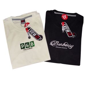 paket 2 pcs kaos pria dewasa tebal terbaru size M L XL XXL