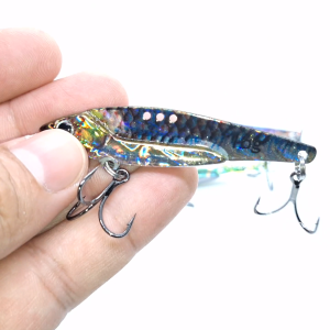 กระดี่เหล็ก ลาย 3D ลายลูกปลา น้ำหนัก 5-20 กรัม น้ำหนักดีตีไกล สีสะท้อนแสง ตกปลาช่อน กระสูบ ชะโด