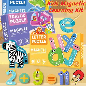 Kids Magnetic Learning Alphabet Letters Fridge Magnets Refrigerator Stickers Educational Toys