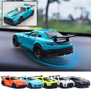iriisy Car Center Console Ornaments Sports Car Drift Rotating Auto Dashboard Turning Racing Model Decoration Kit