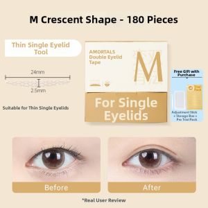 AMORTALS | Invisible Natural Double Eyelid Tape Swollen Eyelid Single-sided
