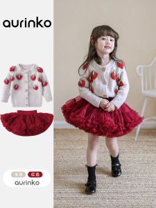 Princess Style Girls Skirt Autumn Winter Nylon Fabric Puffy Tulle Short Skirt Fashionable Childrens Clothing Korean Style Half-length Skirt