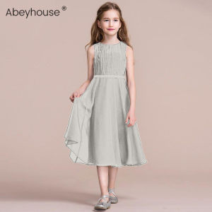 Girls Short Evening Dress Childrens Poetry Recitation Choir Command Uniform Kids Concert Violin Performance