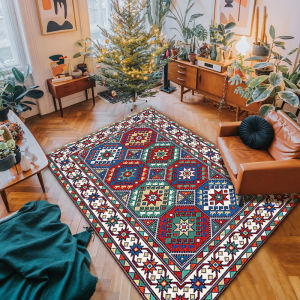Thảm Phong Cách Bohemian Retro