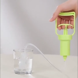 Soft Silicone Handheld Nasal Aspirator for Babies – Clear Pull-Out Design for Congestion Relief Mucus Removal Gentle Nose Cleaner With Anti-Reflux Valve for 0-12 Months