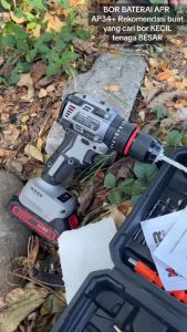 Review & Ulasan: APR Bor Impact Drill Brushless Type AP34+ 13mm Keyless Auto Lock 2 Batre