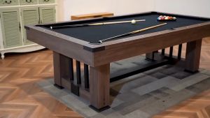 7 feet/8 feet/9 feet 3-in-1 Billiard Table Pool Table Adult American Black 8 snooker Billiard Table Household Dining Ping Pong Ice Hockey Standard Type