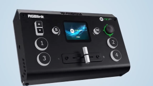 RGBlink Mini Pro วิดีโอสวิตเชอร์ 4 Channel Switcher อินพุต HDMI 4 ช่อง รองรับวิดีโอ 4K มีหน้าจอในตัว
