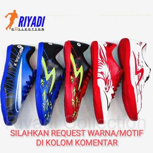 Sepatu FUTSAL Anak Paket 4 (Sepatu Kaos Kaki Deker Tas) Usia SD sampe SMP
