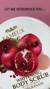 Fameux Whitening Body Scrub Pomegranate 250gr / Scrub Badan