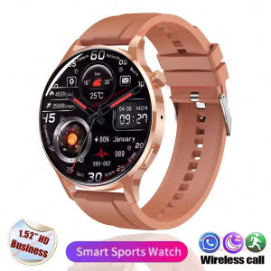 Business New Mens Smart Watch HD Display Health Tracking Bluetooth Calling Voice Assistant Sports BT Camera Smartwatches Hw12
