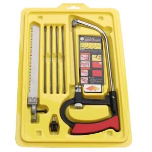 7Pcs/Set Saw Multipurpose Manual DIY Hacksaw Metal Wood Glass Saw Kit 6 Blades Woodworking Metalworking Model Hobby Tool
