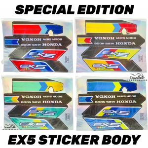 BODY STICKER HONDA EX5/DREAM/HIGH POWER SPECIAL EDITION HOLOGRAM STICKER BODY SET WATERPROOF HIGH QUALITY STICKER