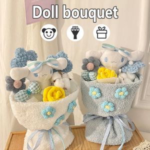 Cinnamoroll Plush Doll & Handmade Flower Bouquet: A Unique Gift Idea