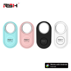 RSH 4PCS GPS Tracker for Samsung Global Finder Work with Android Googles Find Hub Anti-loss Alerts Smart Tag Sound Fast Locator