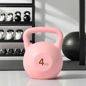 Kettlebell 4KG 6KG Alat Fitness Rumah Alat Bantu Angkat Beban