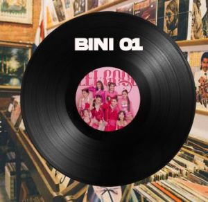 BINI /PERSONALIZED VINYL RECORDS (PLAKA) FAKE ALBUM FOR DECORATION PURPOSES (12 inches)