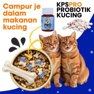 KPSPro Suplemen Perut dan Usus Kucing / Probiotik Kucing 30 Tablet