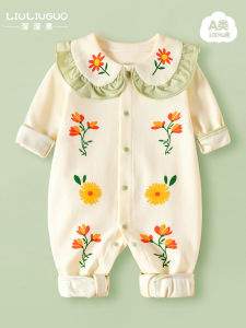 Princess Style Pure Cotton Baby Romper Spring Autumn Newborn Clothes 0-36 Months Girls Clothes Spring Collection Baby Harie