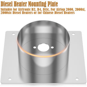 Diesel Heater Mounting Plate for Airtronic D2/D4/D1LC 60 mm Stainless Steel Diesel Heater Turret Mount Plate Rustproof