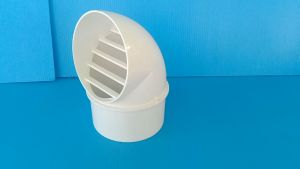 ข้อต่อท่อตะแกรงระบายอากาศ จำนวน 1ชิ้น ใช้สวมท่อระบายอากาศ