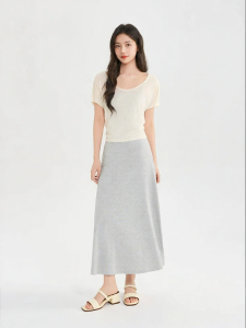 SANFU | Round Neck Spaghetti Strap Color Block Two-Piece Dress