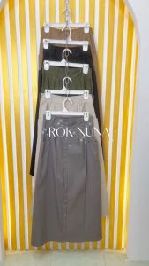 Rok Panjang Nuna Bawahan Wanita Combed Stretch